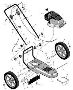 Part Location Diagram of 48X466 Briggs and Stratton Decal